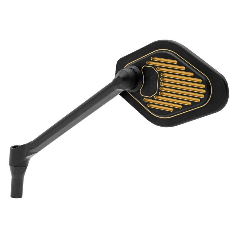 アジャスタブル・ミラー ロング 左用 (ブラック/ゴールド)