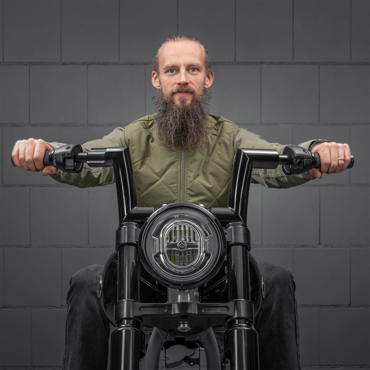 Killer Bull 配線済みハンドルバー 6インチ (クローム)2