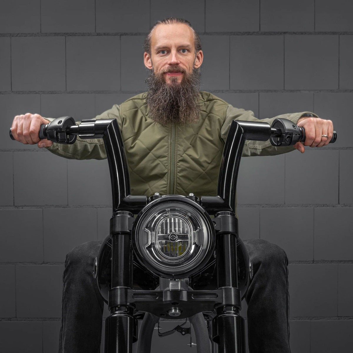 Killer Bull 配線済みハンドルバー 8インチ (クローム)2