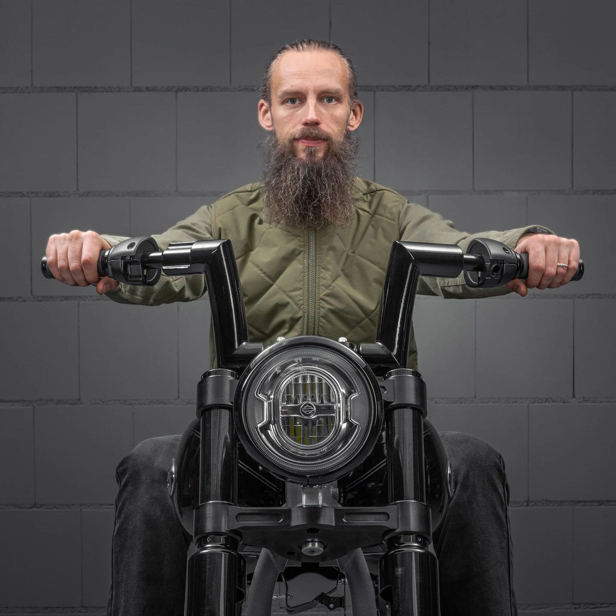 Monarch 配線済みハンドルバー 6インチ (クローム)2