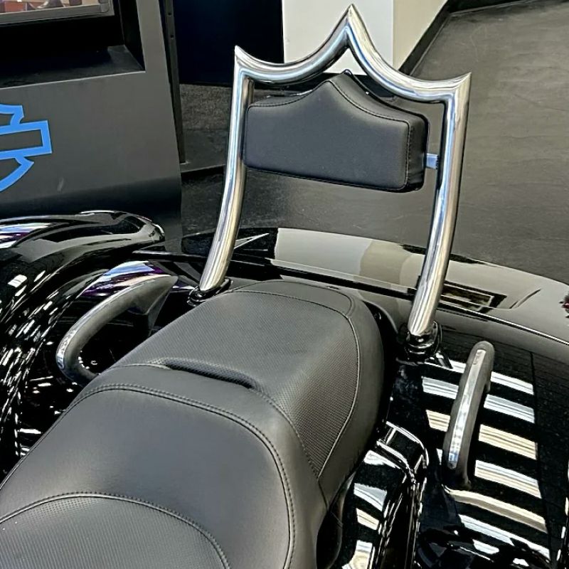 エル・レイ トライク用 デタッチャブルバックレスト クローム (ステルスバックレスト)