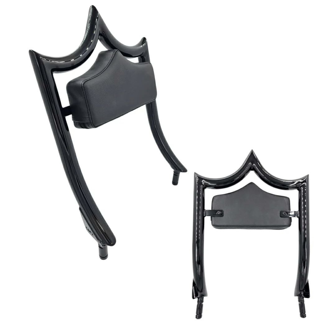 エル・レイ トライク用 デタッチャブルバックレスト グロスブラック (ステルスバックレスト)4