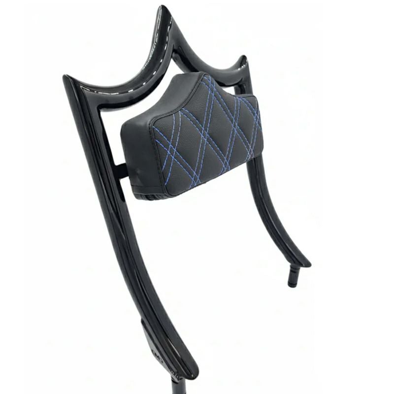 エル・レイ トライク用 デタッチャブルバックレスト グロスブラック (ブルーダブルダイアモンド)