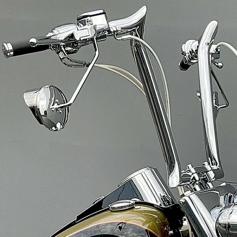 ソフテイル ロードキング ELEV8 ハンドルバー 14インチ クローム CMC