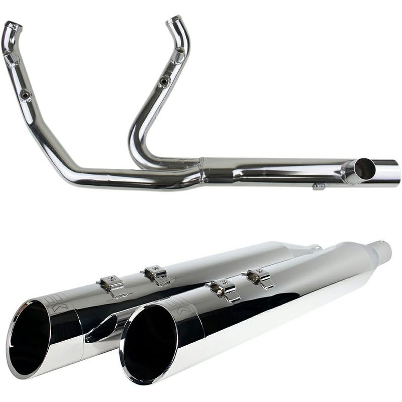 ICON SR 2-2 フルエキゾーストマフラー (クローム)