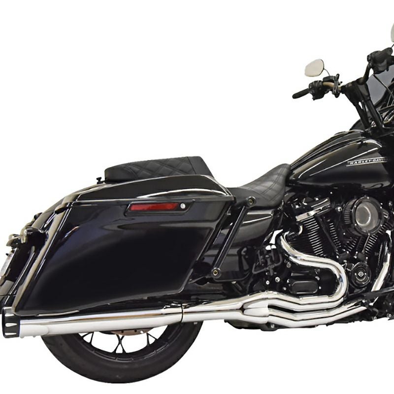 High Horsepower 2-1フルエキゾーストマフラー (クローム)