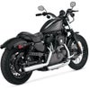 Vance&Hines（バンス＆ハインズ） ツインスラッシュ スリップオンマフラー クローム スポーツスター-02