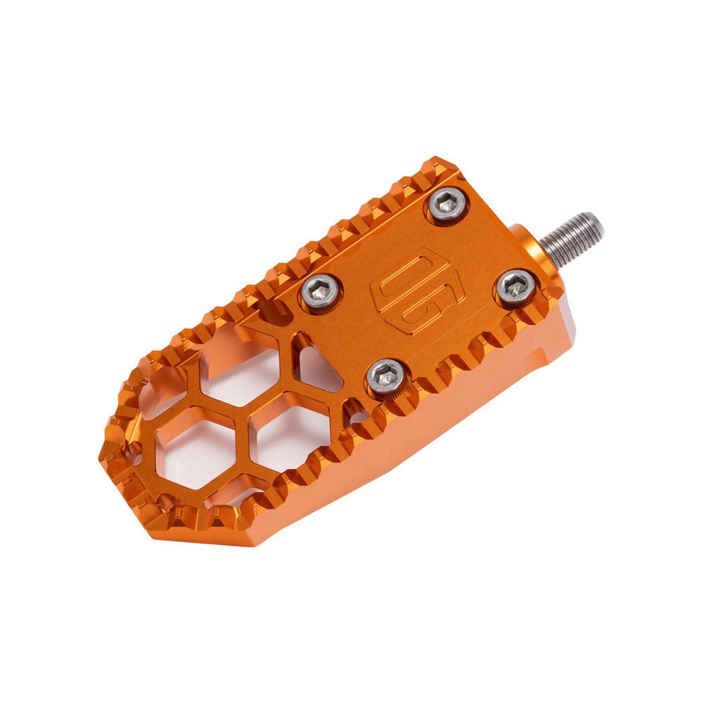 OG アジャスタブルブレーキアーム用 ハニカムV3・ミニブレーキペダルキット (オレンジ) 