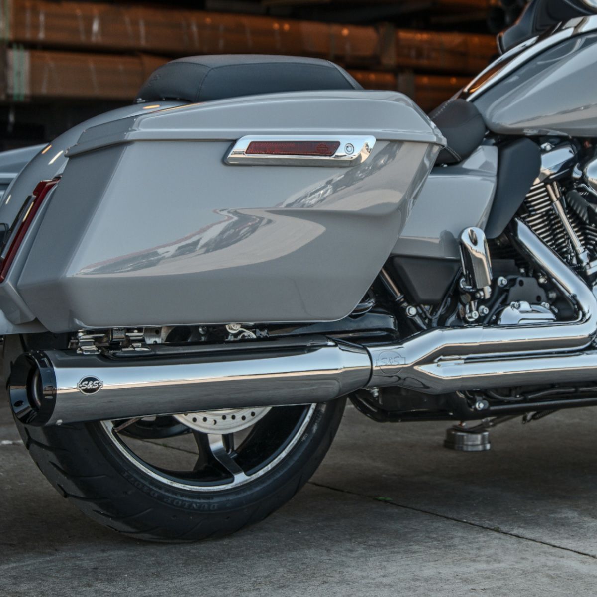 GNX 2-1フルエキゾーストマフラー (クローム)