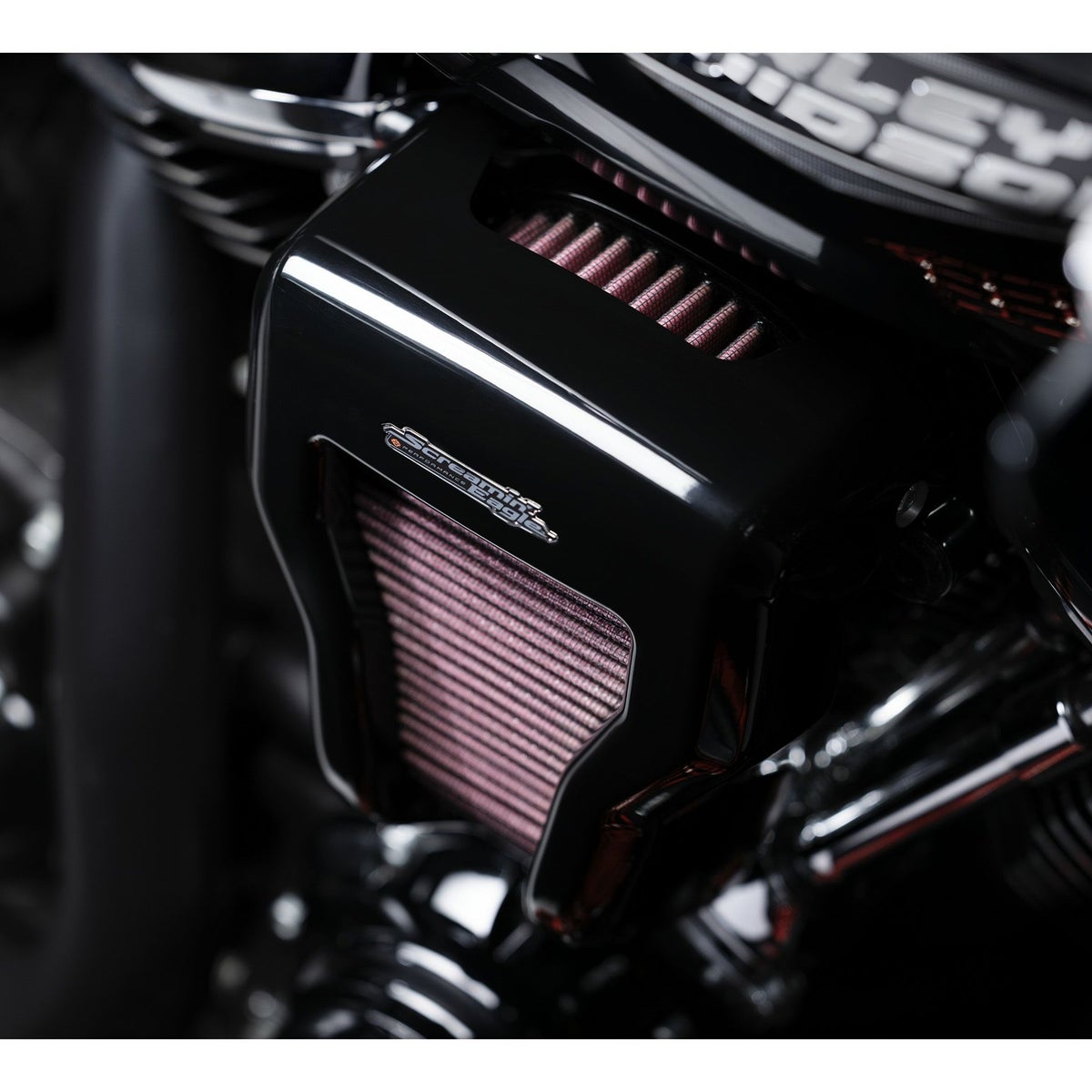 スクリーミンイーグル ボルテックス エクストリーム エアクリーナー (ブラック)3