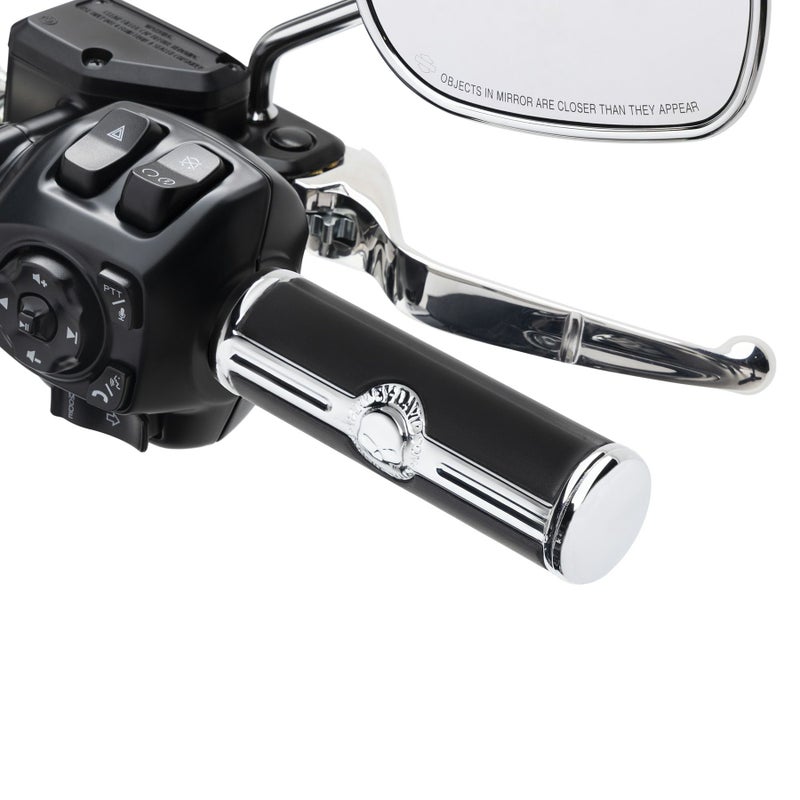 ウィリーG スカル ハンドグリップ (クローム)