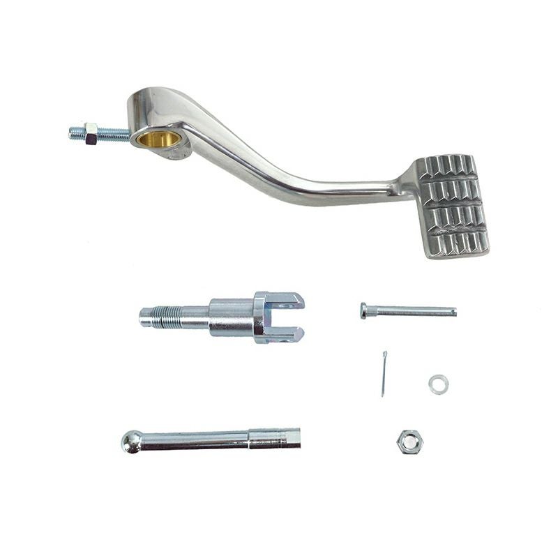 980～2003 スポーツスター リアブレーキペダルキット (ポリッシュ)1