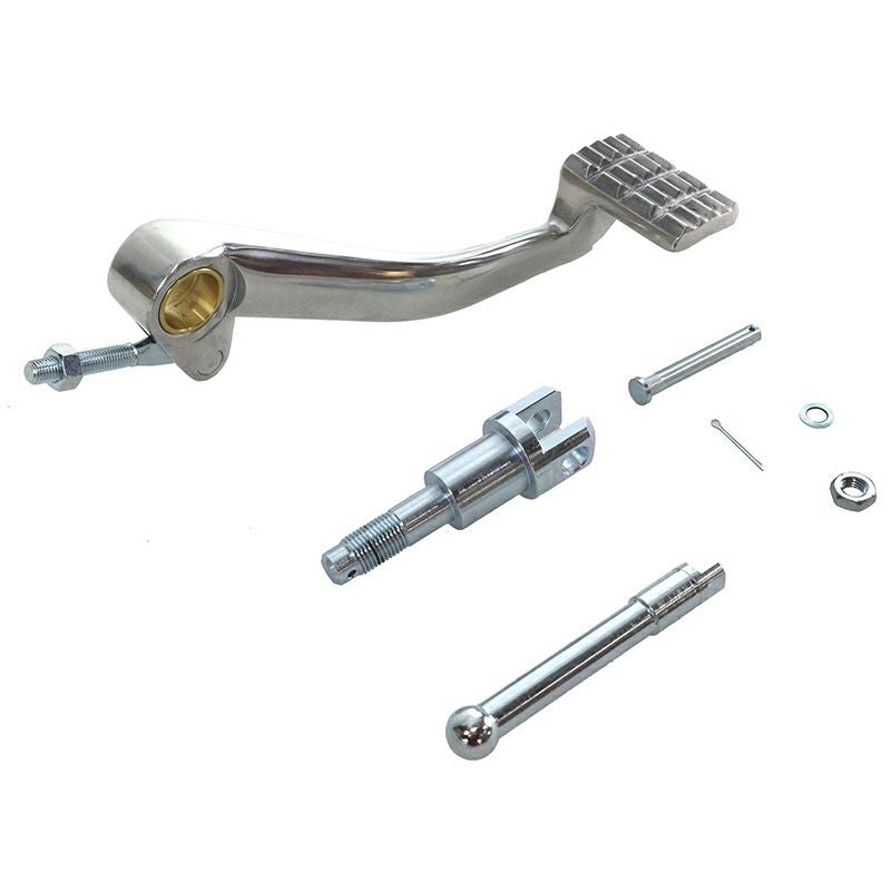 980～2003 スポーツスター リアブレーキペダルキット (ポリッシュ)3