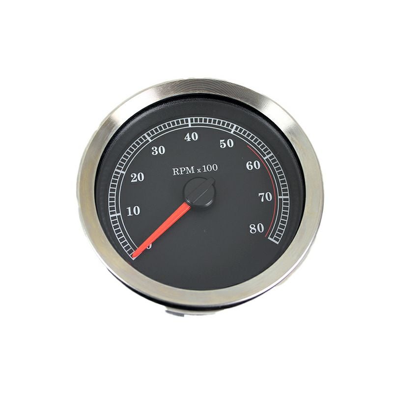  4インチ 電気式タコメーター (ブラック)