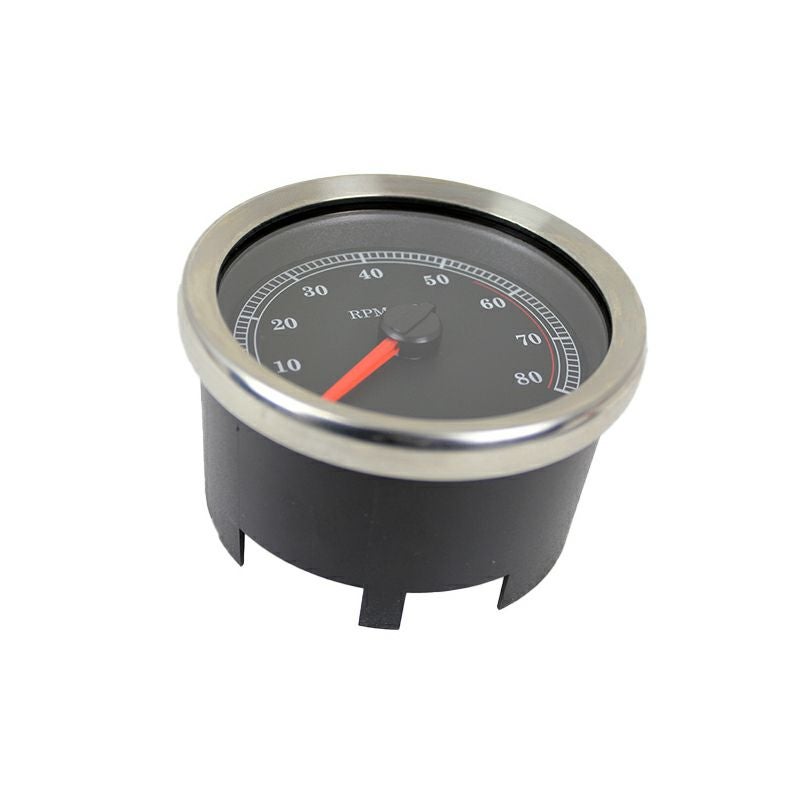  4インチ 電気式タコメーター (ブラック)2