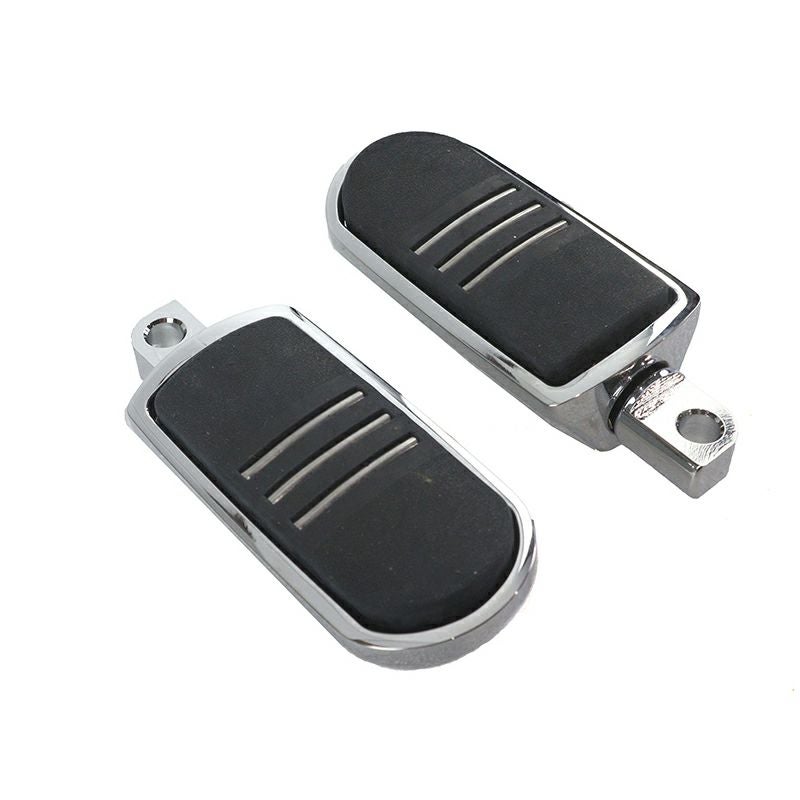 ラバーインレイ・オス型フットペグセット (クローム)2