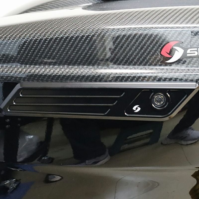 サドルバッグラッチカバー (ブラック)