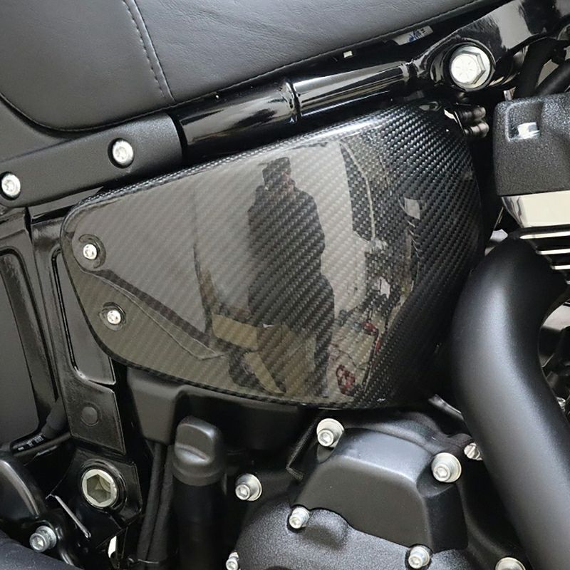 ドライカーボン・サイドカバー (綾織り/艶あり)