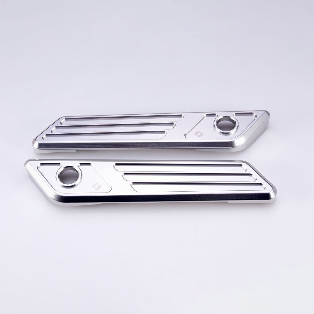 サドルバッグラッチカバー (シルバー)3