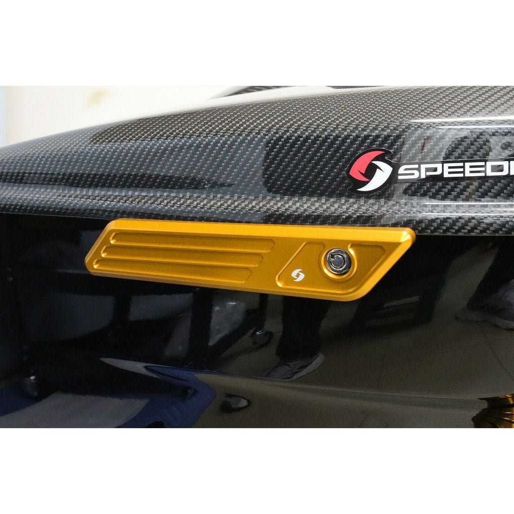 サドルバッグラッチカバー (ゴールド)1