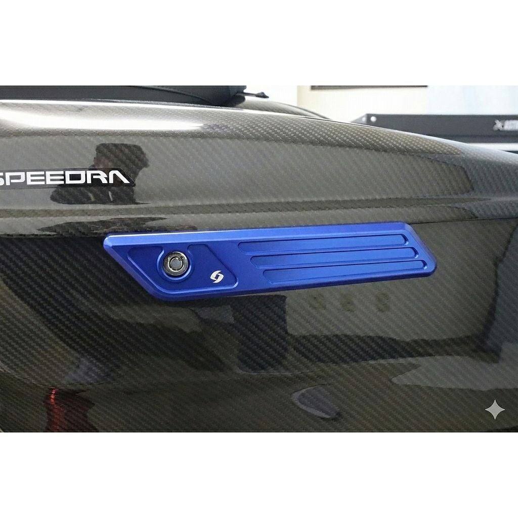 サドルバッグラッチカバー (ブルー)2