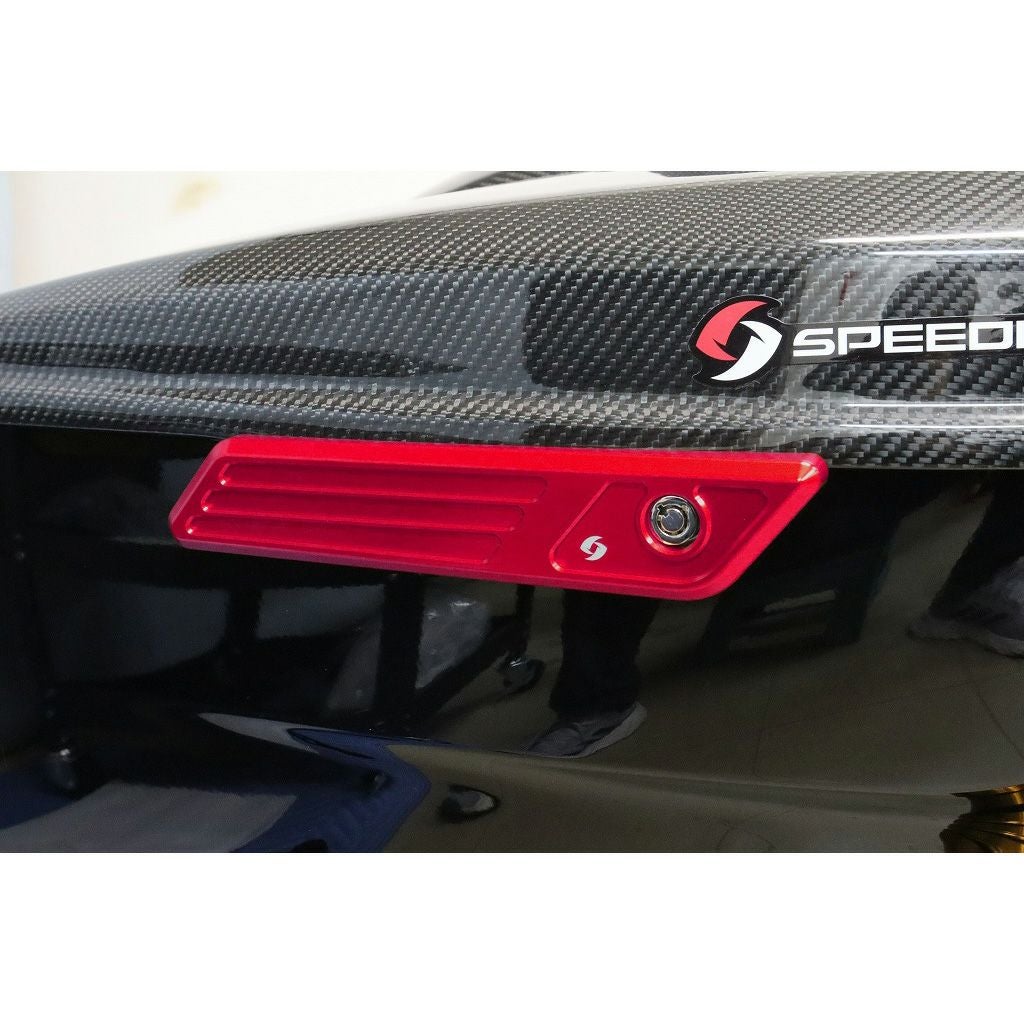 サドルバッグラッチカバー (レッド)1