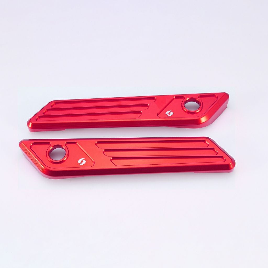 サドルバッグラッチカバー (レッド)3