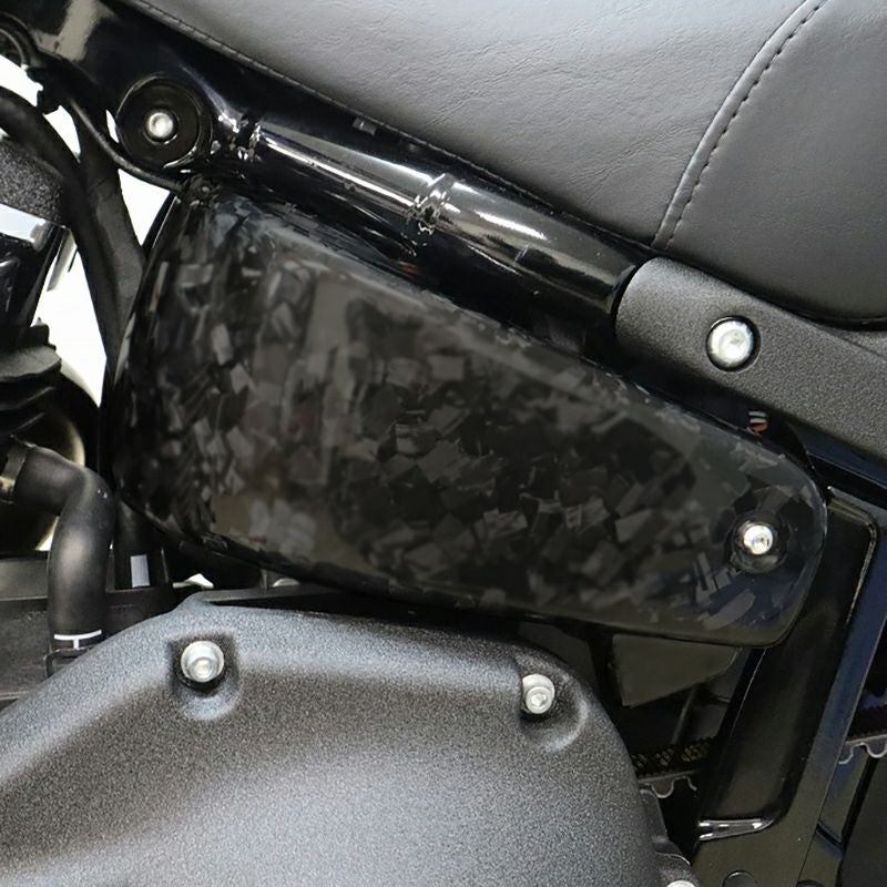 ドライカーボン・サイドカバー (フォージド/艶消し)