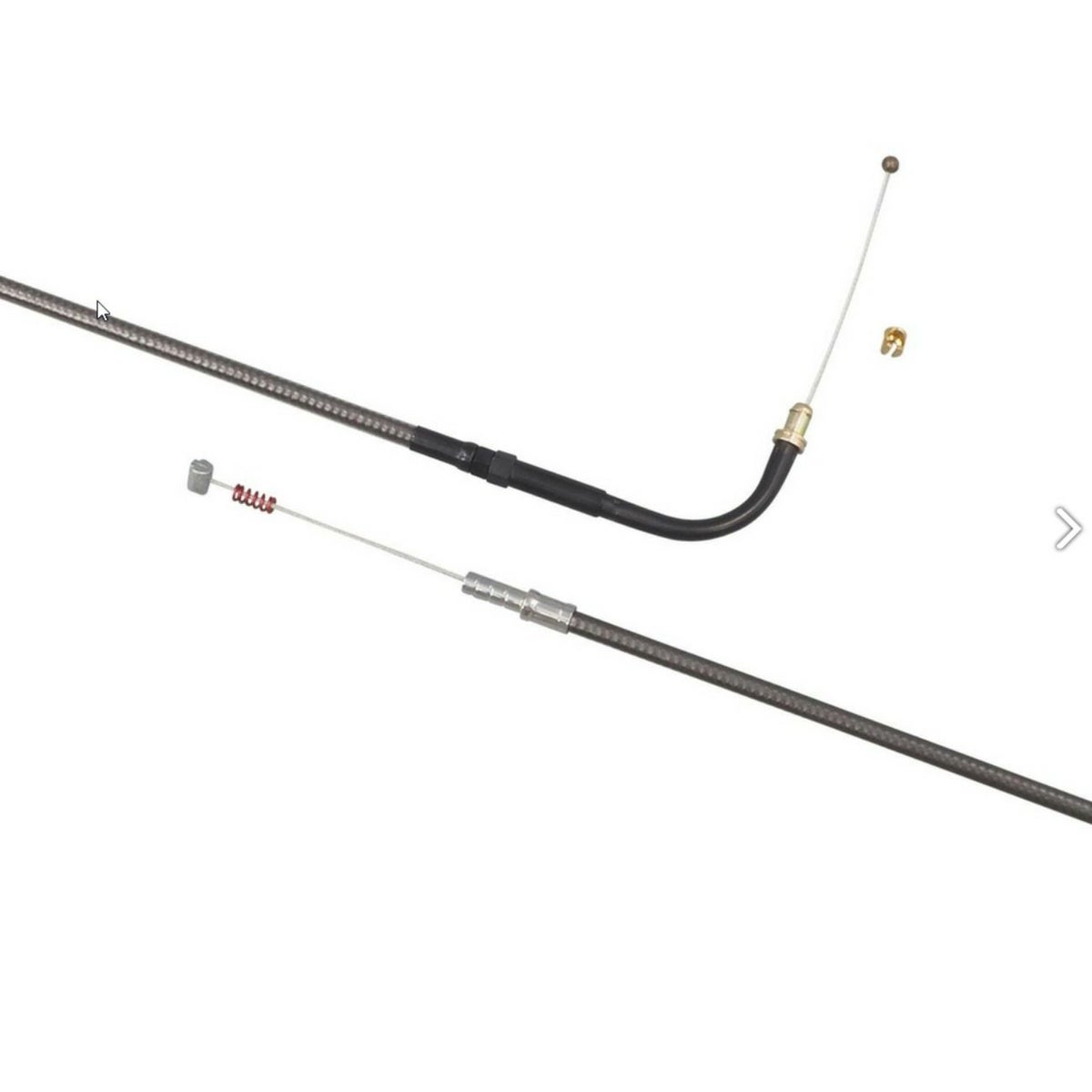  アイドルケーブル ステンレスメッシュコート ブラック 24-1/2インチ MAGNUM.2 