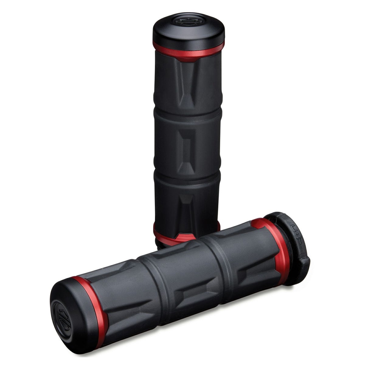 レッドライン・ハーレー電子制御スロットル用 ハンドグリップ (レッド)1