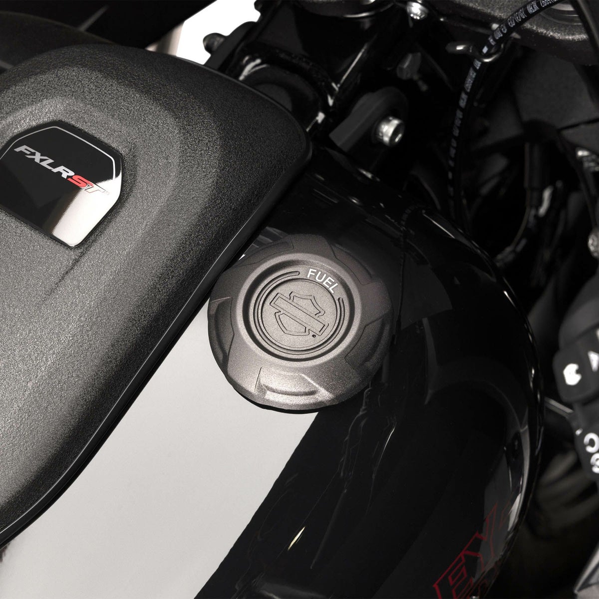 レッドライン・ハーレー フュエルキャップ (ブラック) 