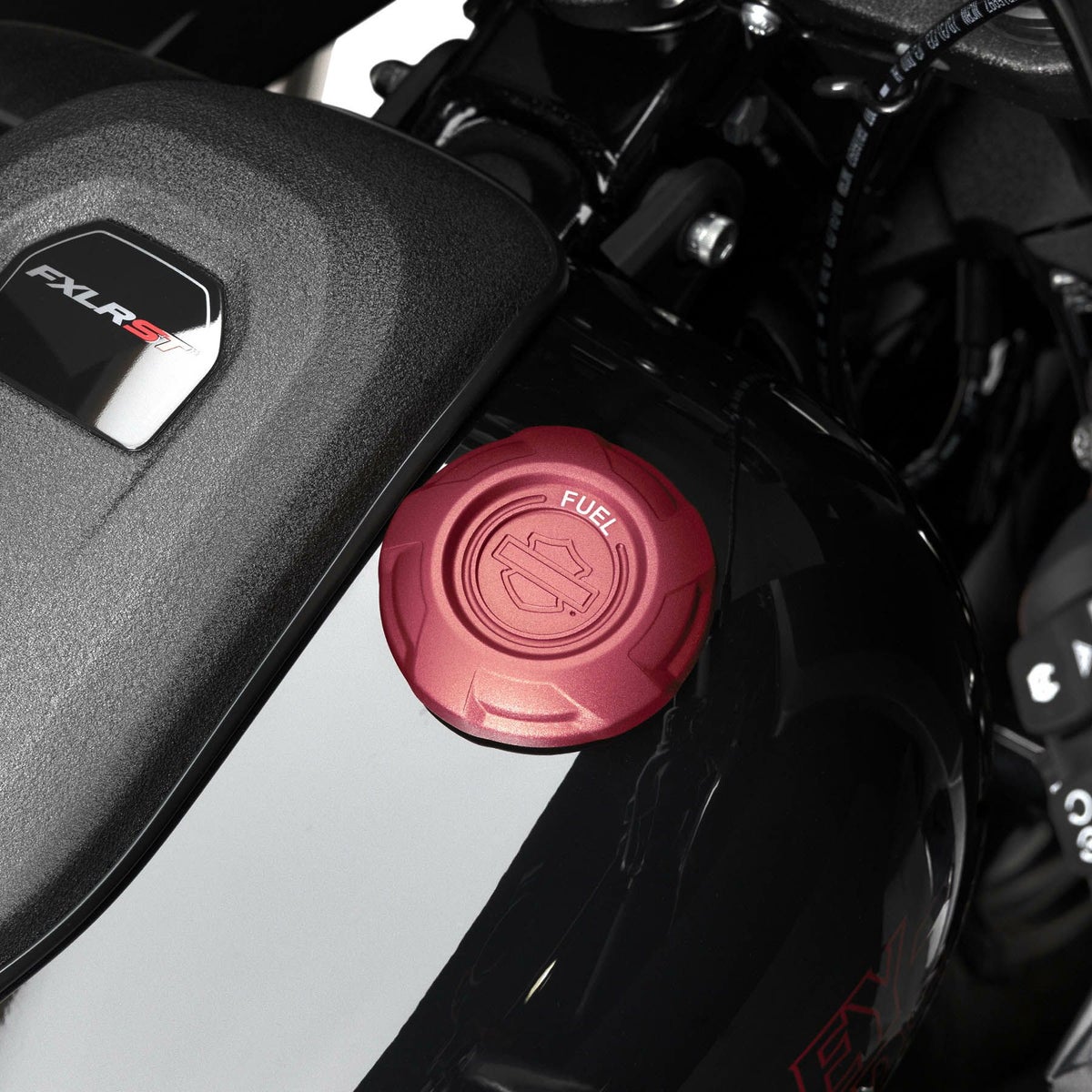 レッドライン・ハーレー フュエルキャップ (レッド) 