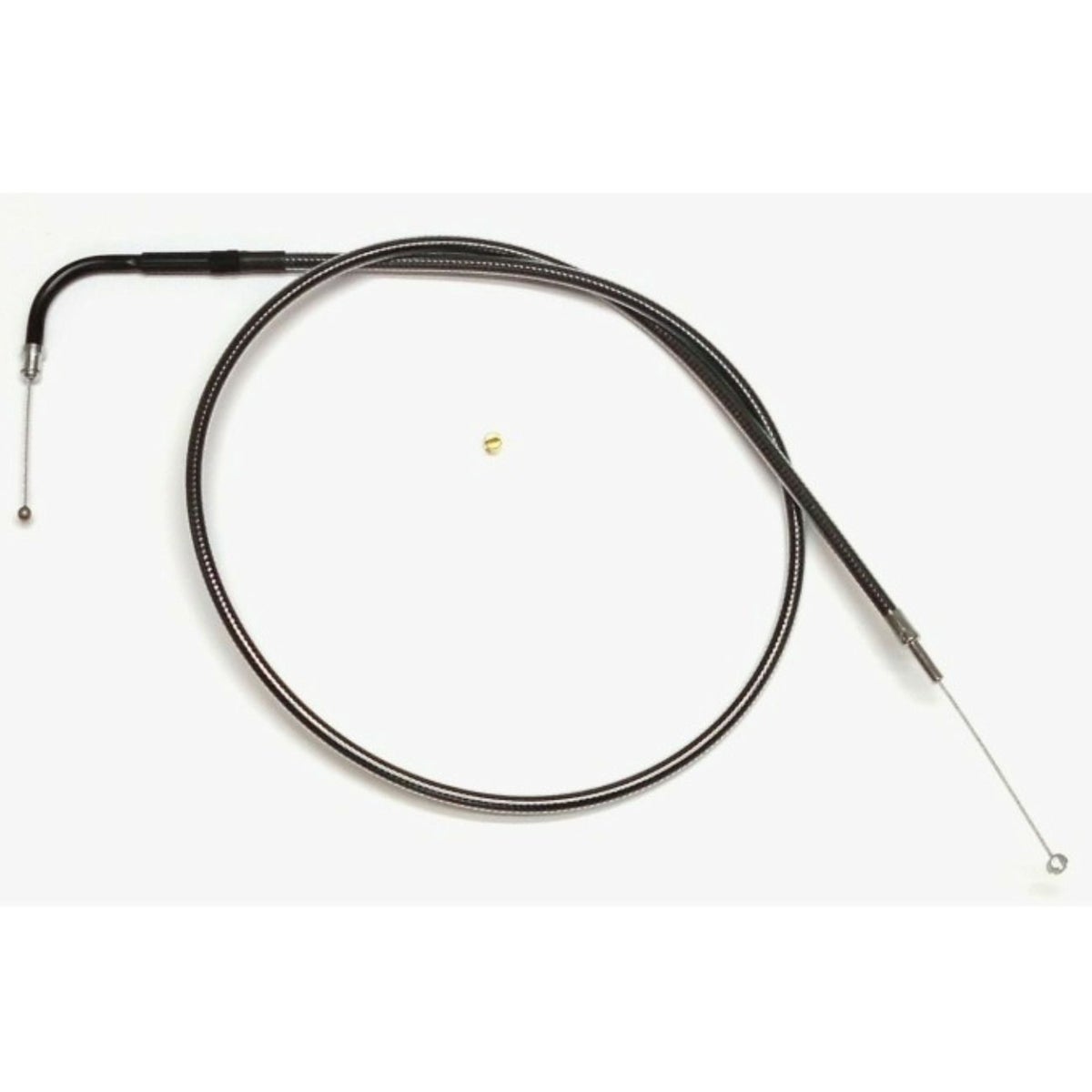  スロットルケーブル ステンレスメッシュコート ブラック 24-1/2インチ MAGNUM 