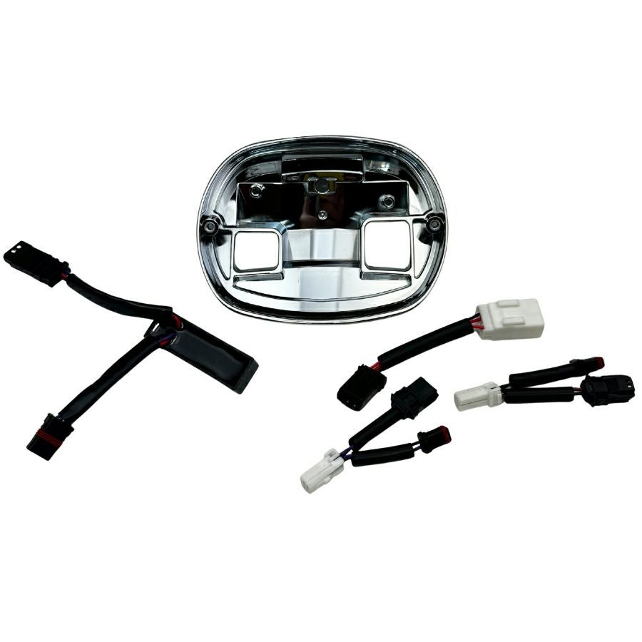 テールライトベースプレート (クローム)1