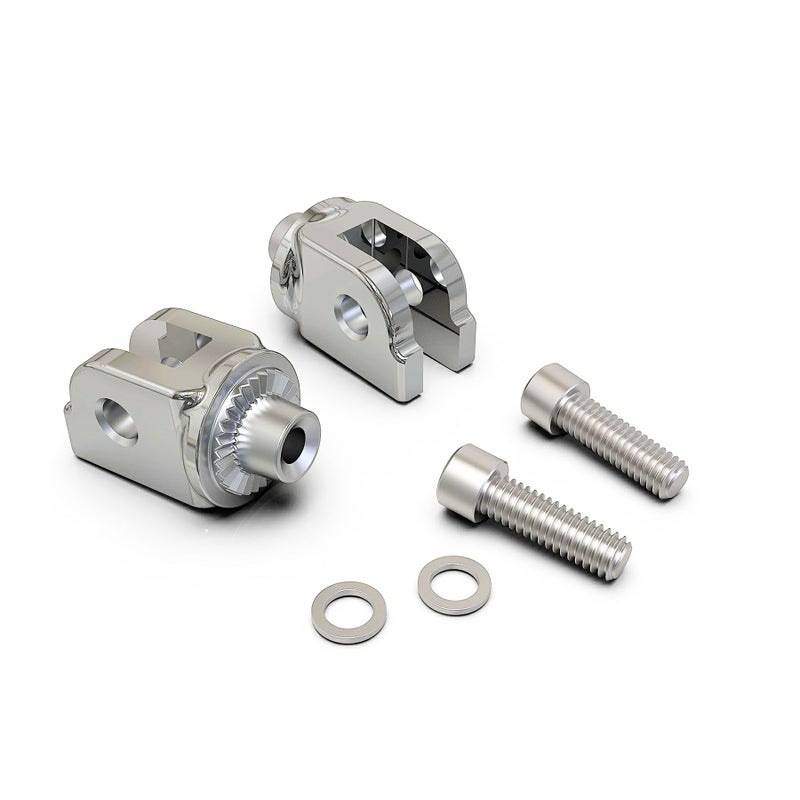 フットペグ用 M8ソフテイル・ライダーアダプター (クローム）