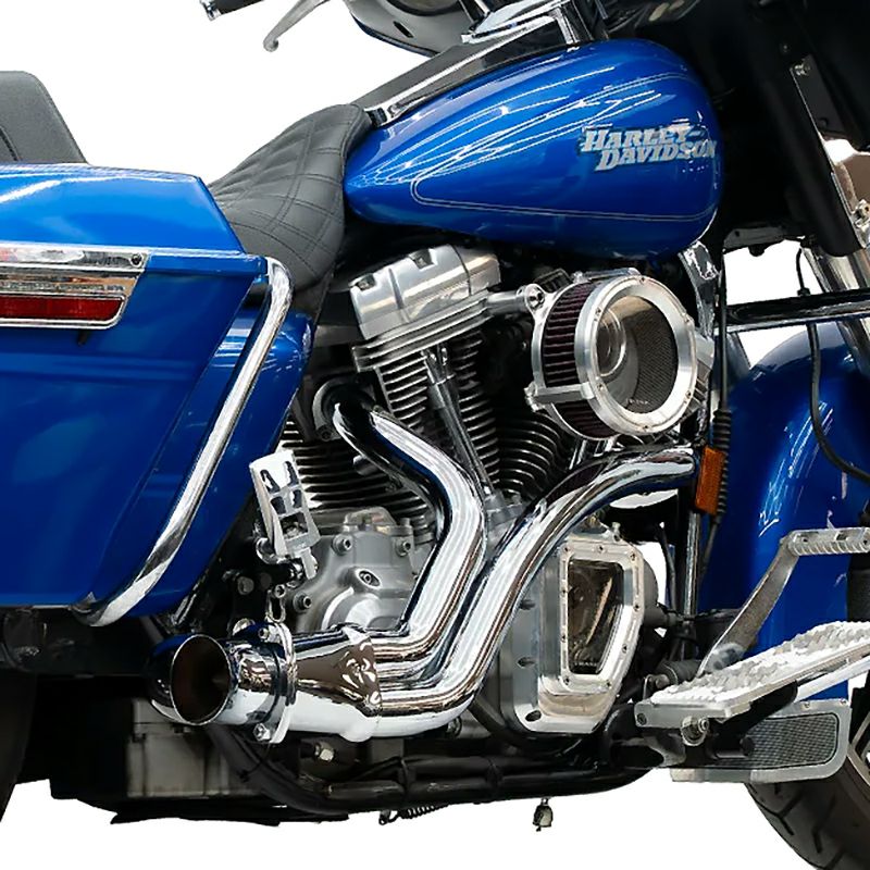 BMF 2-1 フルエキゾーストマフラー (クローム)