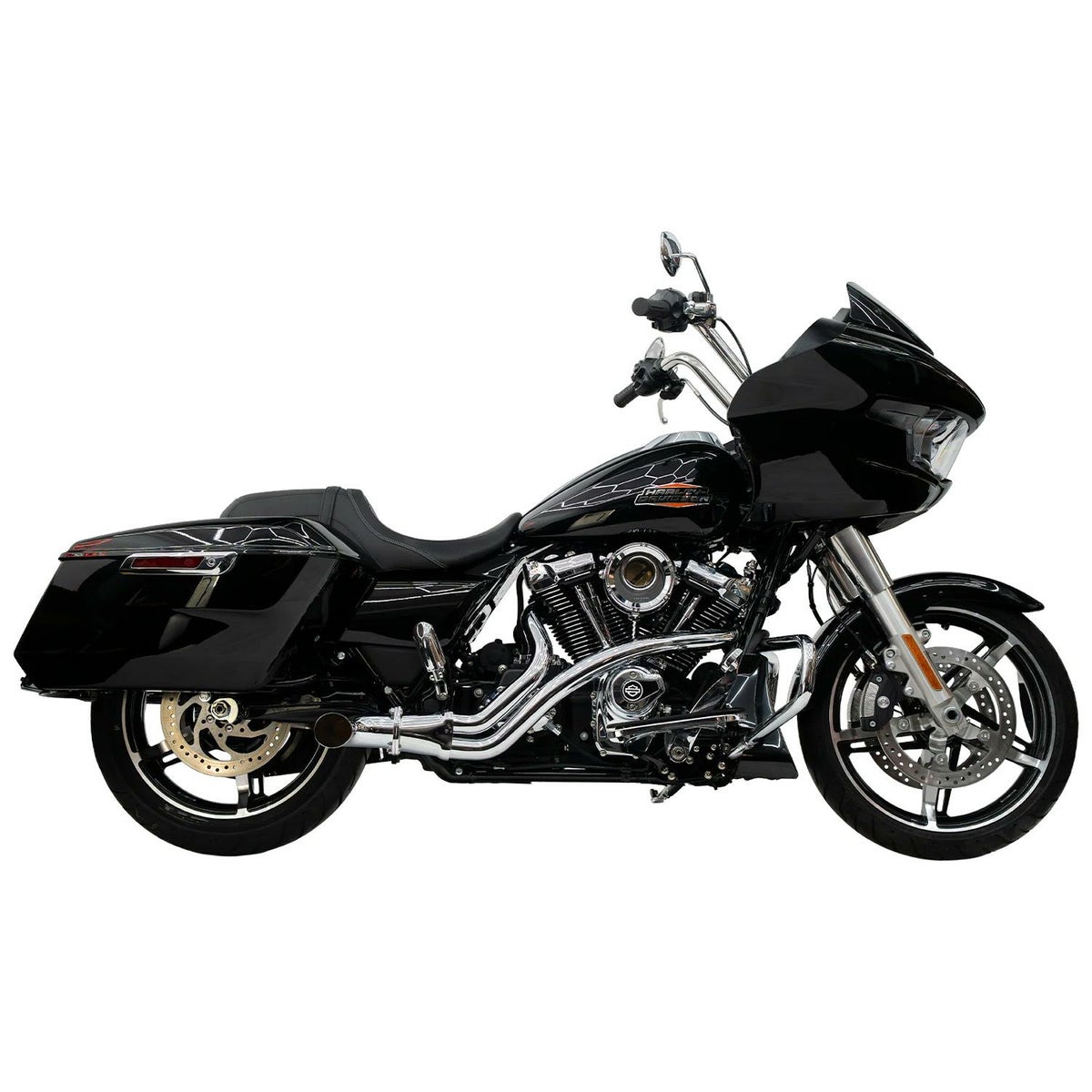 BMF 2-1 フルエキゾーストマフラー (クローム)2