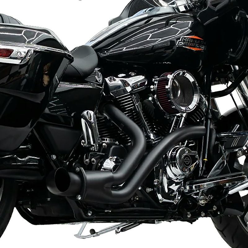 トラスク BMF 2-1 フルエキゾーストマフラー (ブラック) M8ツーリング