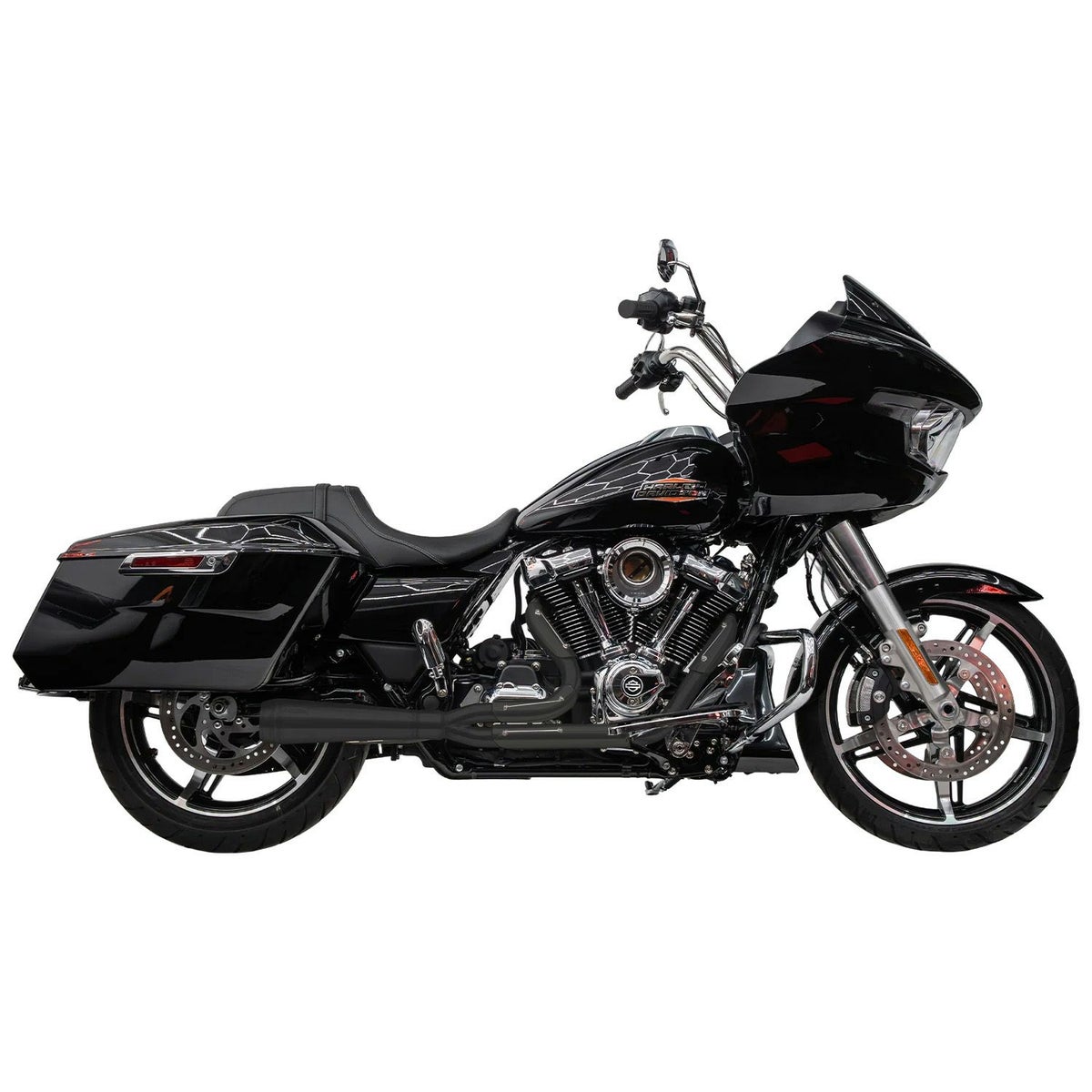 アサルト 2-1フルエキゾーストマフラー (ブラック)1