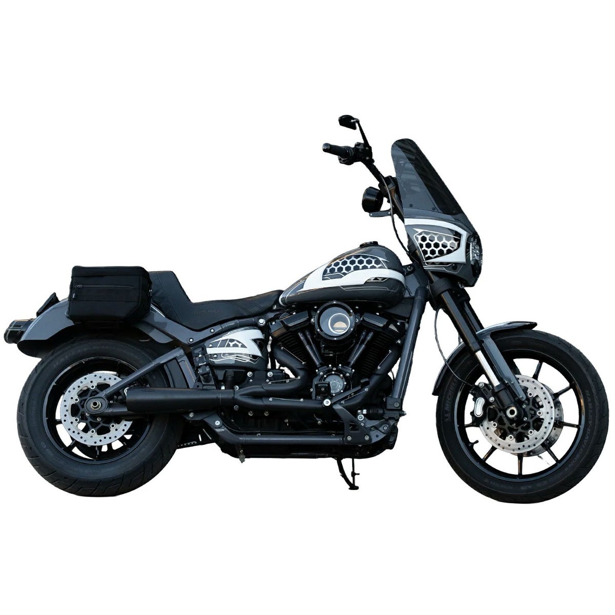 アサルト 2-1フルエキゾーストマフラー (ブラック)1