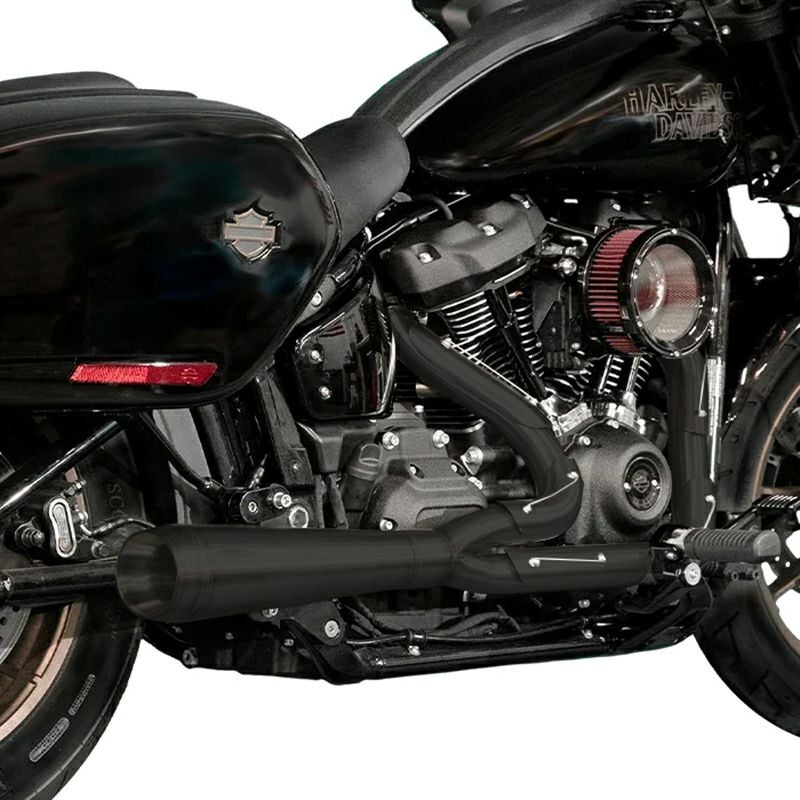 アサルト 2-1フルエキゾーストマフラー (ブラック)