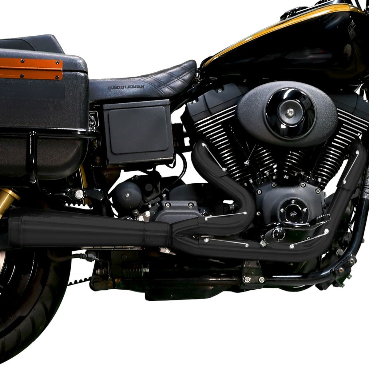 アサルト 2-1フルエキゾーストマフラー (ブラック)