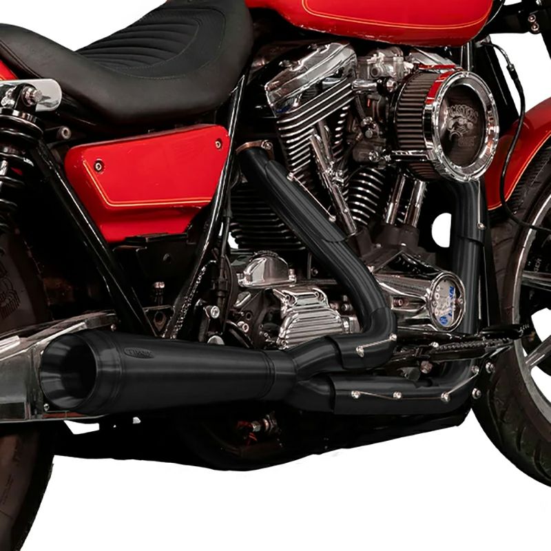 アサルト 2-1フルエキゾーストマフラー (ブラック)