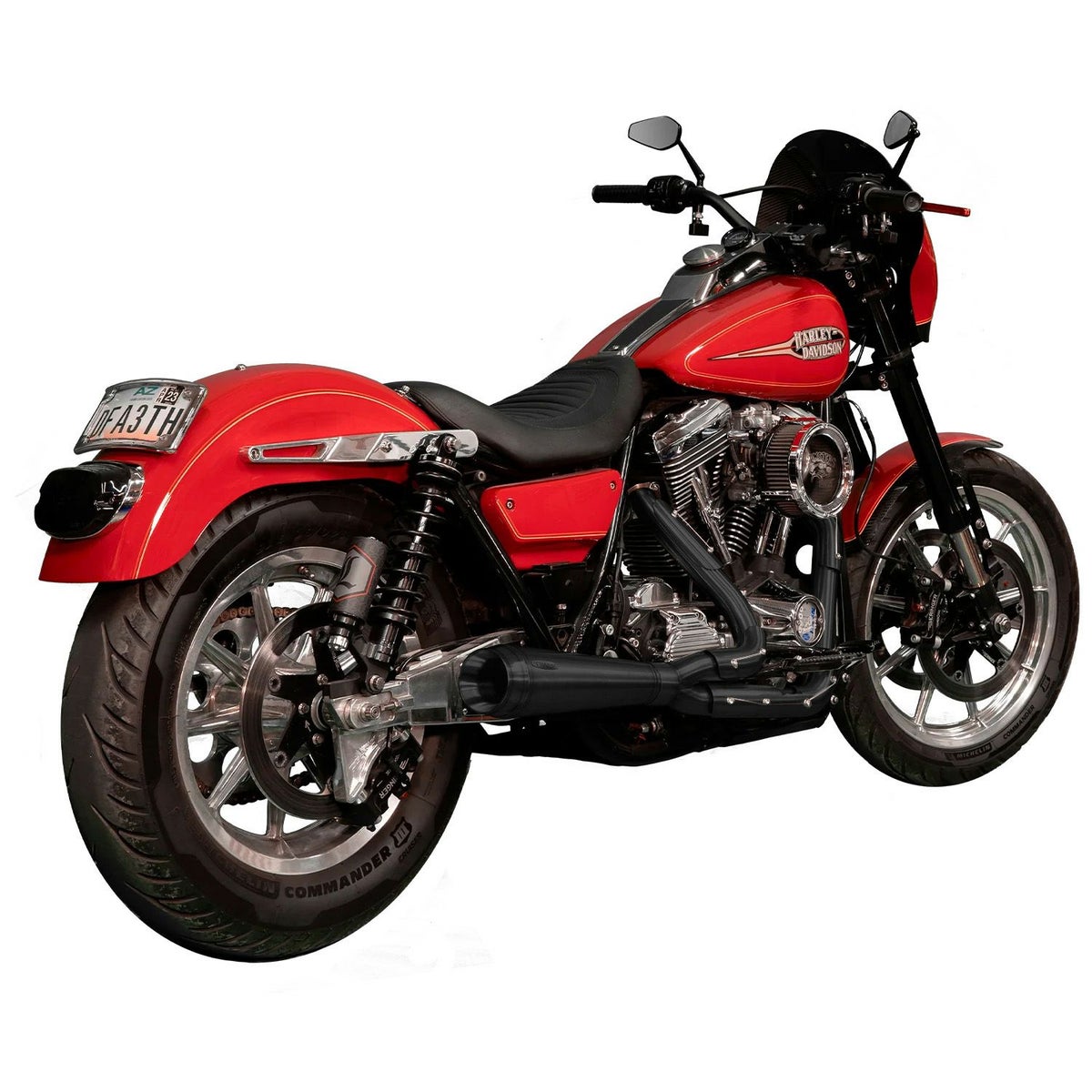 アサルト 2-1フルエキゾーストマフラー (ブラック)1