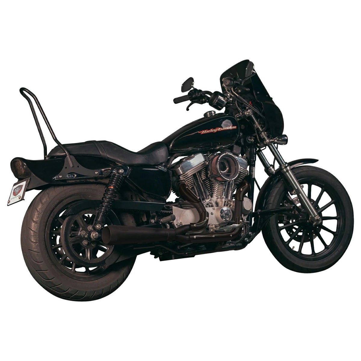 アサルト 2-1フルエキゾーストマフラー (ブラック)1