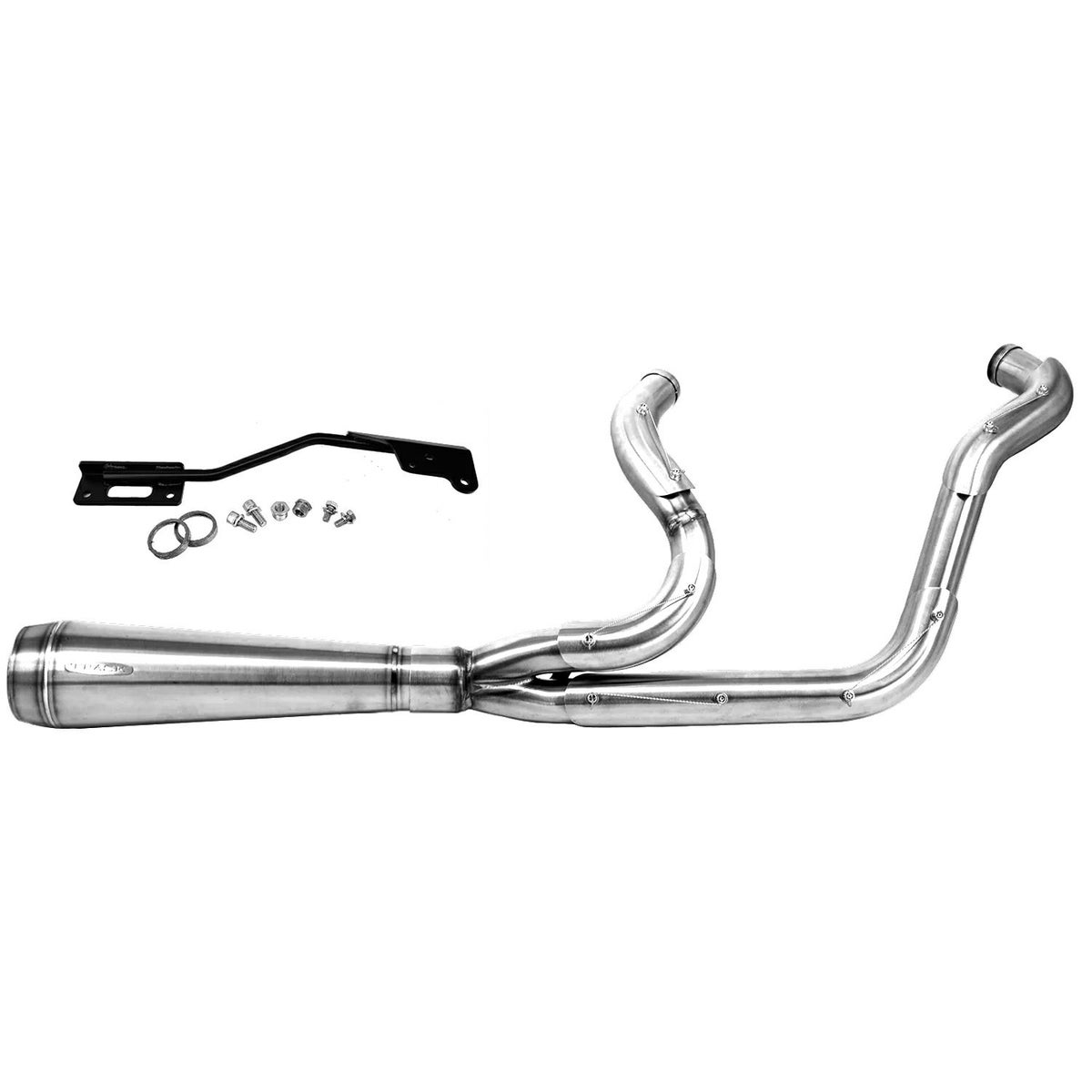 アサルト 2-1フルエキゾーストマフラー (ポリッシュ)3