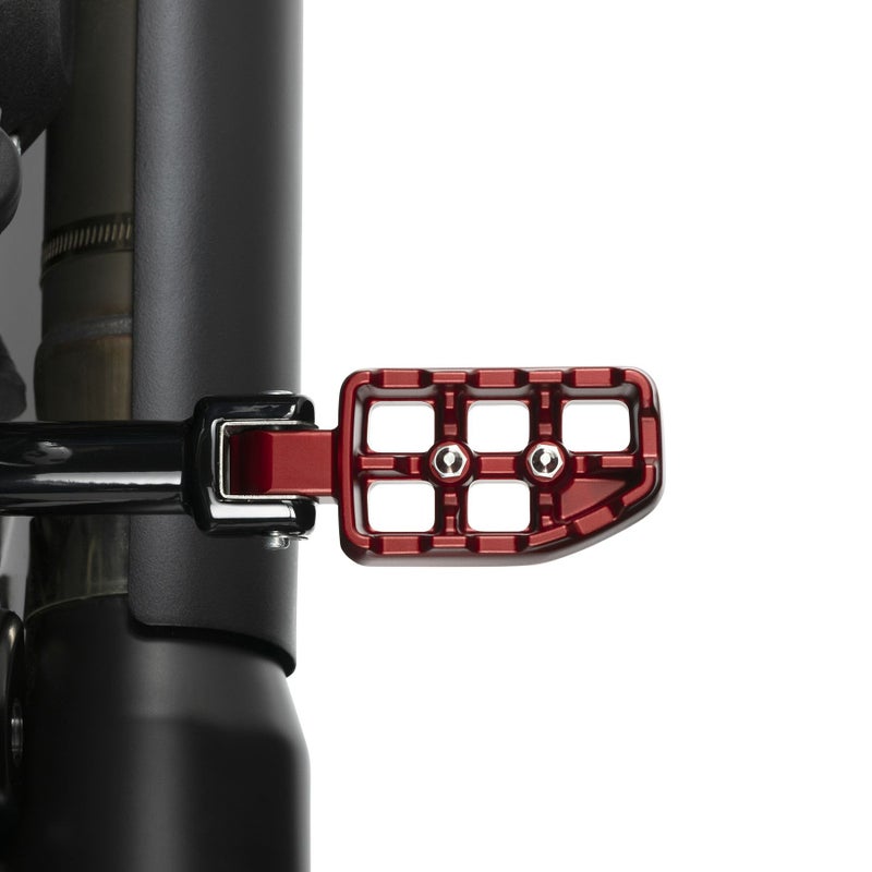 レッドライン・パッセンジャーフットペグ (レッド)