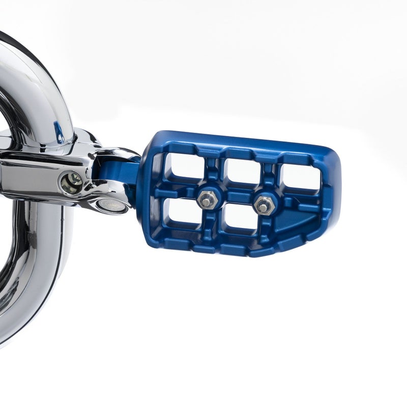  レッドライン・ハーレー ハイウェイフットペグ (ブルー)