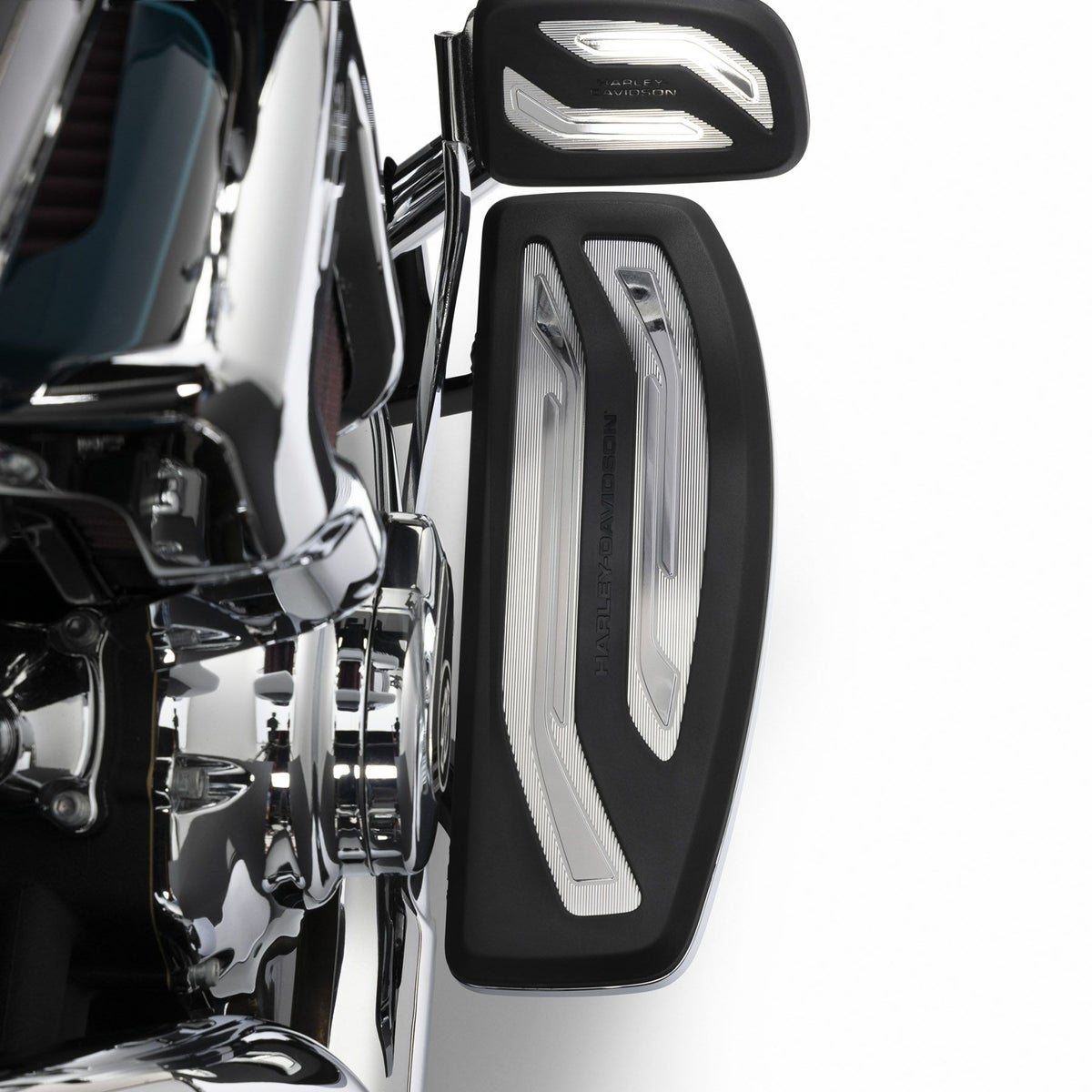 カーバイド ライダーフットボード (クローム)