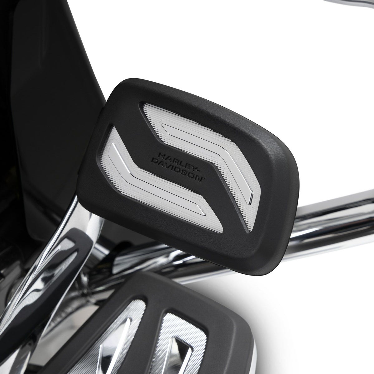 カーバイド・ブレーキペダルパッド (クローム)